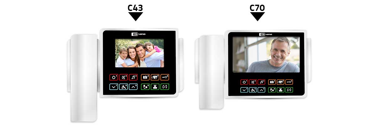 آیفون تصویری تکنما مدل C43 و C70