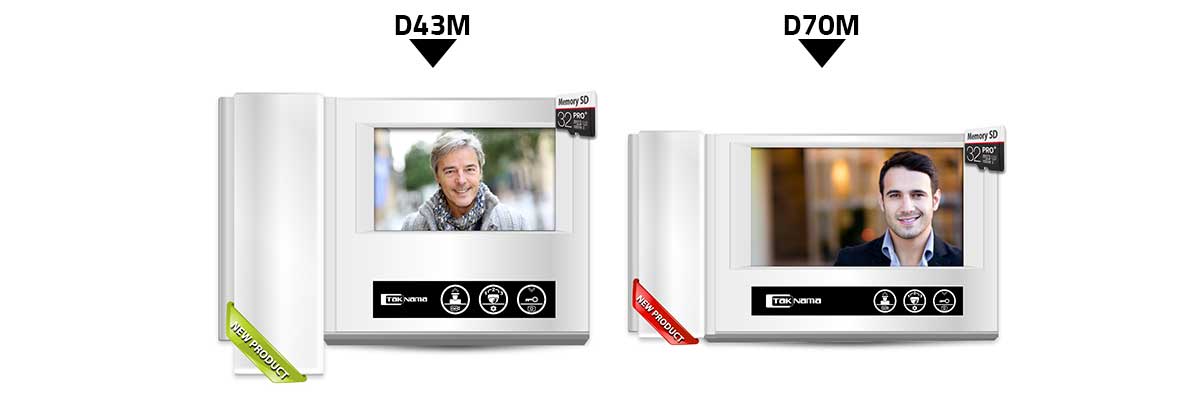 آیفون تصویری تکنما مدل D43M و D70M