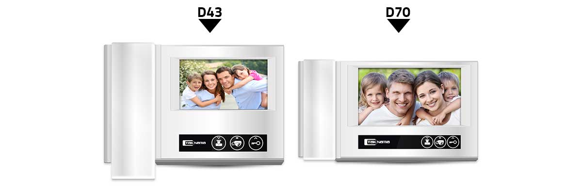 آیفون تصویری تکنما مدل d43 و d70